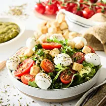 Fabriqué dans nos ateliers, Salade tomate mozzarella