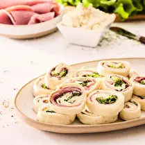 Fabriqué dans nos ateliers, Wraps apéro jambon x 12