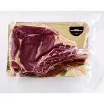 Votre boucher propose, Viande bovine Montbéliarde : Côte à l'os*** sous-vide