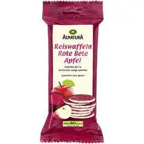 Alnatura, Galettes riz pomme betterave rouge 23,5g Alnatura