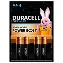 Duracell, Piles optimum AA LR06 x4
