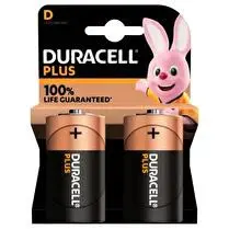 Duracell, Piles plus 100 % D LR20 x2