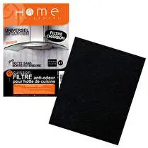 Home Equipement, Filtre charbon rectangulaire à découper pour hotte 95104/1