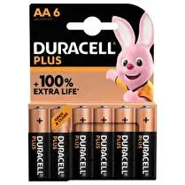 Duracell, Piles plus 100 % AA LR06 x6