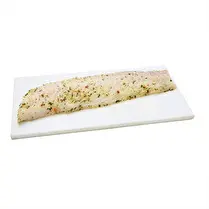 Votre poissonnier propose, Dos de cabillaud marinade ail et fines herbes