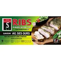 Charcuterie du Val d'Argent, Ribs porc cuit ail des ours