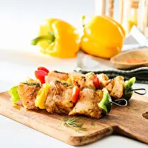 Votre poissonnier propose, Brochette de lieu noir marinade provençale