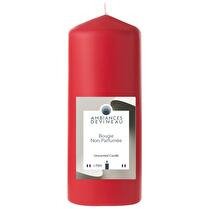 DEVINEAU Bougie cylindrique 68H170  rouge non parfumée