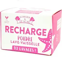 Scheuer et le scao, Recharge poudre lave vaisselle