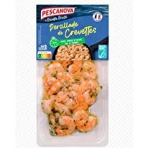 Pescanova, Crevettes décortiquées Ail et Persil