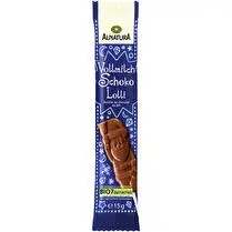 Alnatura, Sucette au chocolat au lait BIO