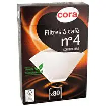 Cora, Filtres à café blanc n°4