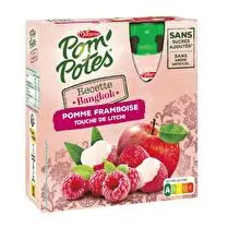 Materne, Gourdes recette Bangkok pomme framboise touche de litchi