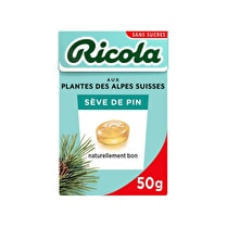 Ricola, Seve de pin sans sucre boite