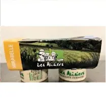 Ferme des Alisiers, Yaourt aux fruits mirabelle au lait entier