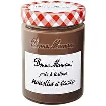 Bonne maman, Pâte à tartiner noisettes et cacao