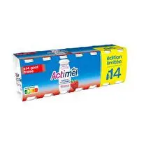 Actimel, Dose à boire Goût fraise Edition limitée