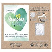 HYBRID PAMPERS Kit 1 couche lavable + 15 inserts