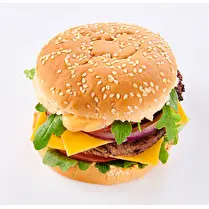 Votre boucher propose, Produit élaboré : Cheeseburger Cheddar Pain Préparé par nospros