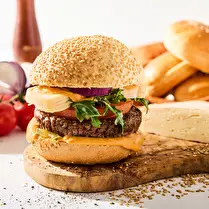 Votre boucher propose, Produit élaboré : Cheeseburger Munster