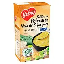 Liebig, Délice de poireaux aux noix de st jacques MSC