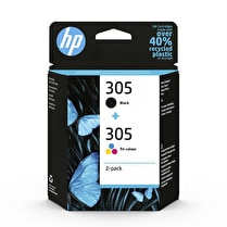 HP, Pack cartouche d encre n° 305 noir/couleur