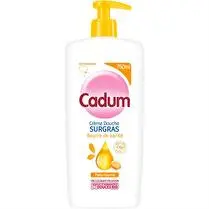 Cadum, Crème douche et bain surgras karité pompe