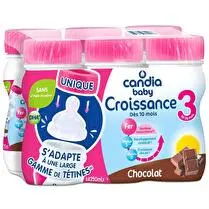 Candia, Baby croissance 3 chocolat bp x 6