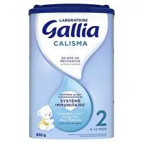 Laboratoire Gallia, Lait en poudre 2ème âge de 6 à 12 mois