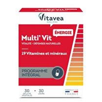 VITAVEA Multivit'énergie 30 gélules 30j Vitavea