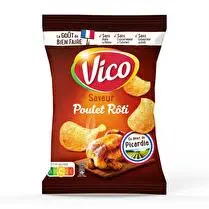 Vico, Chips aromatisées saveur poulet rôti