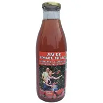 Votre producteur local propose, Jus de pomme et fraise