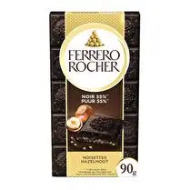 Ferrero, Rocher Tablette original noir 55%  noisettes