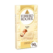 Ferrero, Rocher Tablette chocolat blanc noisettes
