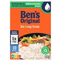 BEN'S ORIGINAL Riz long grain cuisson rapide 10 min x 5
