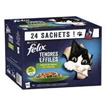 Félix, Tendres effilés en gelée sélection mixte avec légumes