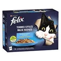 Félix, Tendres effilés en gelée sélection poissons