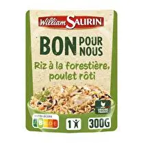 William Saurin, Doypack riz à la forestière poulet rôti bon pour nous