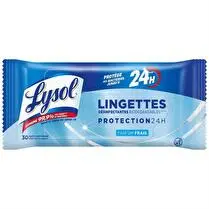 Lysol, Lingettes désinfectantes protection 24h frais