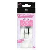 MB, 24 ongles naturels courts