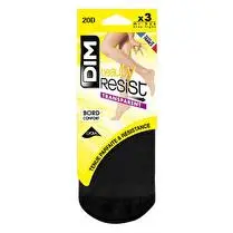 Dim, Mi bas résist transparent x3, Noir, T35/41