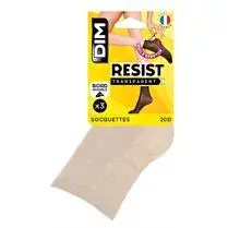 Dim, Socquette Beauty Résist Transparent x3, Capri, T35/41