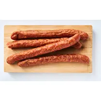 Emballé dans nos ateliers, Saucisse à croquer