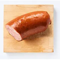 Emballé dans nos ateliers, Saucisson à l'ail courbé