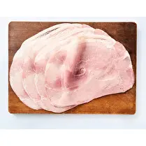 Emballé dans nos ateliers, 2 tranches de jambon blanc à l'ancienne label rouge Patrimoine Gourmand