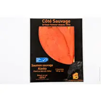 Côté Sauvage, Saumon sauvage Alaska fumé au bois de chêne