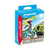 Playmobil, Cyclistes maman et enfant   A partir de 3 ans