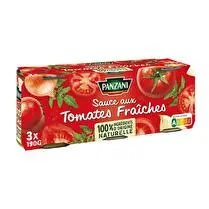 Panzani, Sauce tomate fraîche 100% ingrédient naturel