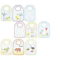 Babycalin, Bavoirs x3 25x36cm velcro
