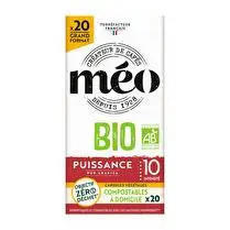 Méo, Capsule bio puissance home compost x20